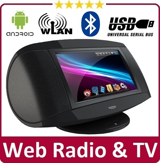 Radio /TV Xoro HMT 380 Android WLan Bluetooth MP3 